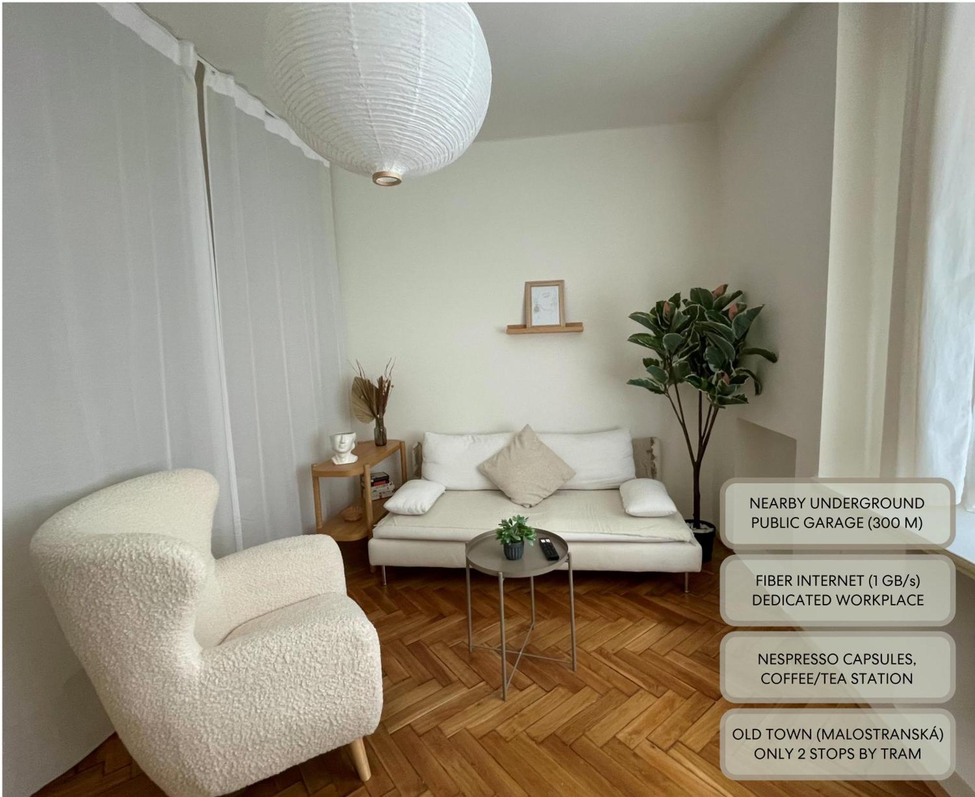 Urban Retreat I Modern Boho In Lovely Letna District - 10 Minutes From Old Town Apartmán *