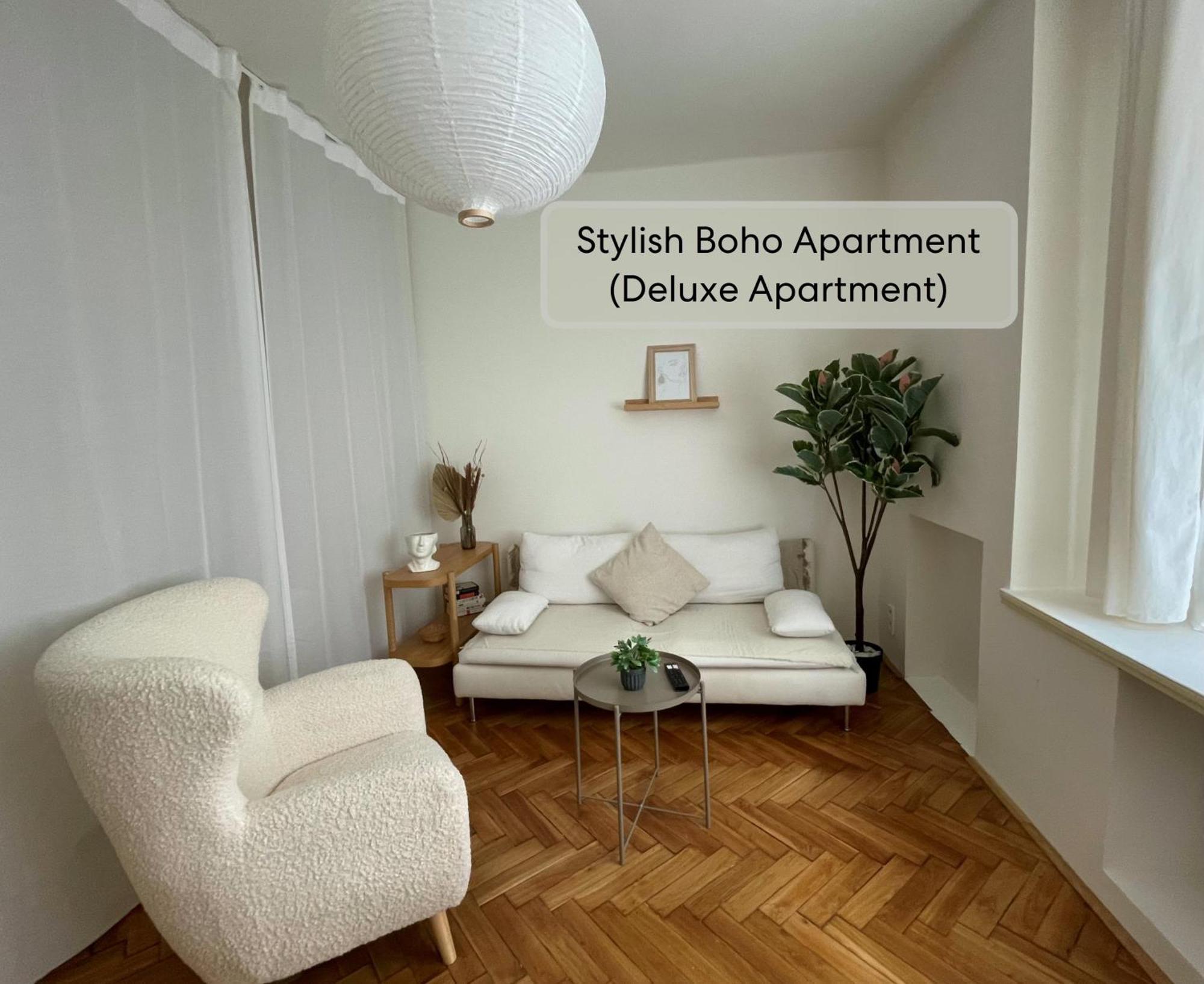 Urban Retreat I Modern Boho In Lovely Letna District - 10 Minutes From Old Town Apartmán *